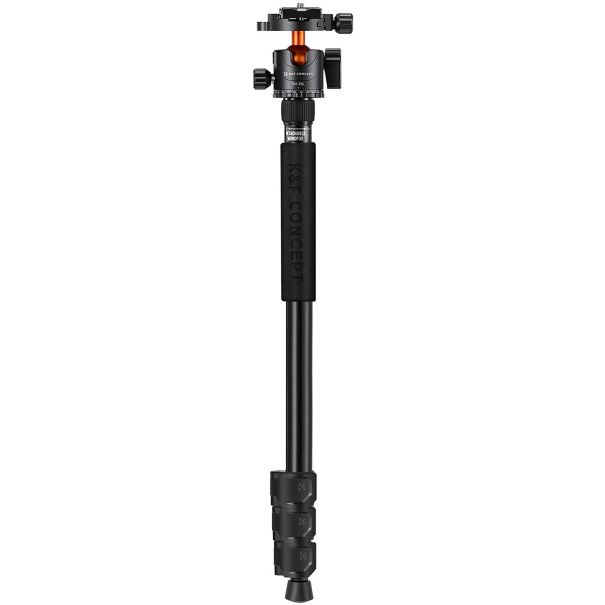 K&F Concept T254A7+BH-28L állvány + monopod, elforgatható középoszloppal, fekete-narancs K&F Concept T254A7+BH-28L állvány + monopod, elforgatható középoszloppal, fekete-narancs