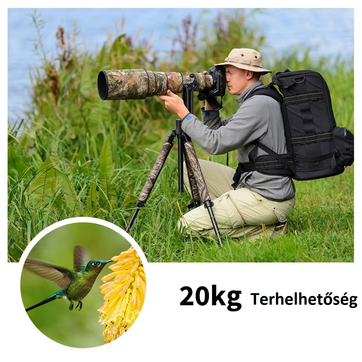 K&F Concept gimbal állványfej, arca swiss, magnézium-alumínium