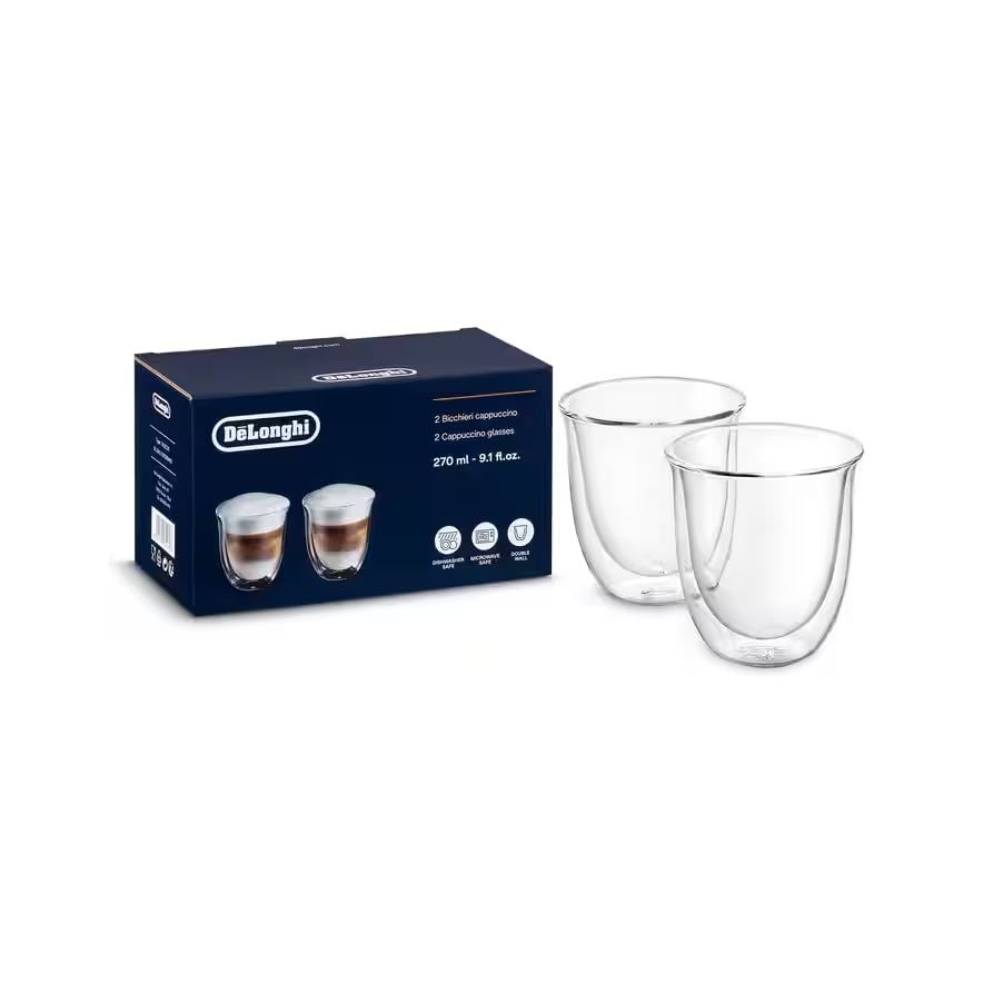 DeLonghi 5513284161 Cappuccino pohár 270ml (2 db) (DLSC311)