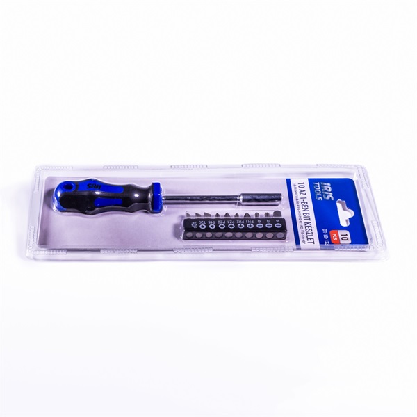 IRIS TOOLS DT-10-123 10 az 1-ben bit készlet IRIS TOOLS DT-10-123 10 az 1-ben bit készlet