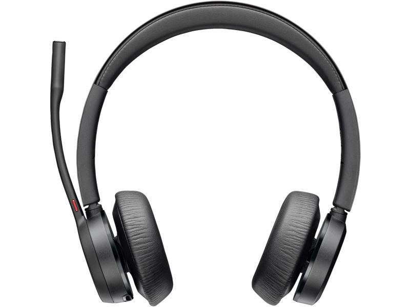 HP Poly Voyager 4320 headset Microsoft Teams-tanúsítvánnyal + BT700 hardverkulcs + töltőállvány  
