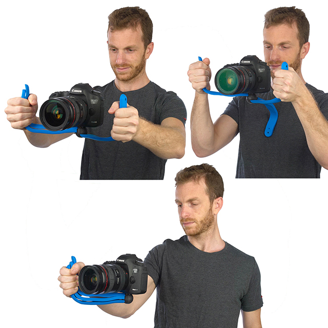 Miggö Splat Flexible hajlítható lábú miniállvány, DSLR és akció kamerákhoz, kék