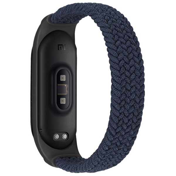 Haffner Xiaomi Mi Smart Band 5/Mi Smart Band 6 aktivitásmérőhöz csuklópánt - Loop - sötétkék (FN0206)