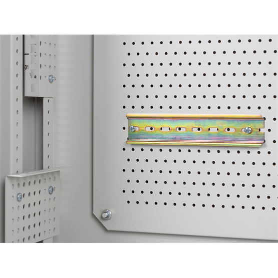 Lanberg 19" fali rack szekrény 6U+3U/540X200, alacsony profilú, összeszerelt, szürke