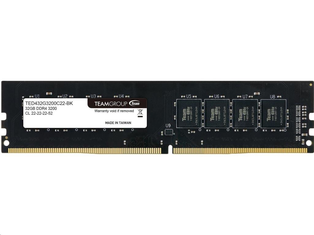 32GB 3200MHz DDR4 RAM Team Group Elite CL22 (TED432G3200C2201)