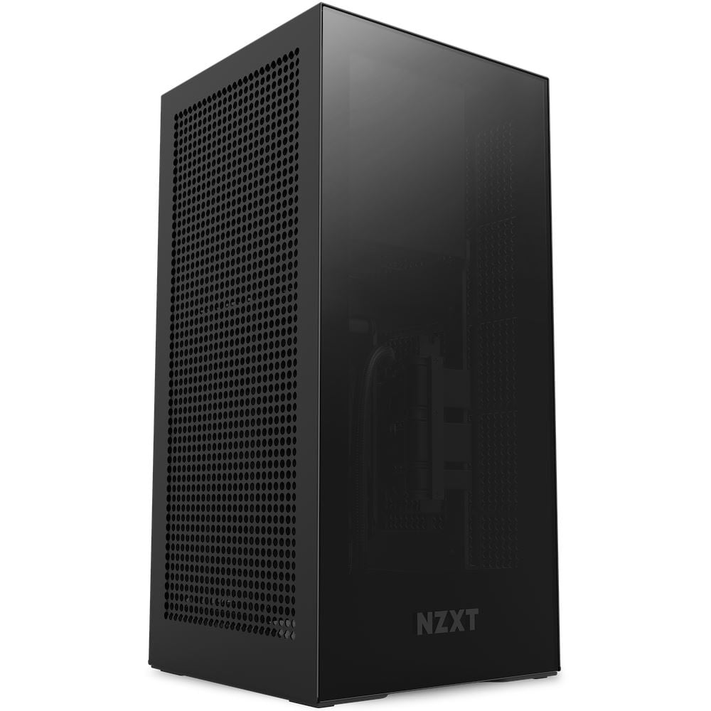 NZXT H1 Mini-ITX ház 750W-os tápegységgel matt fekete