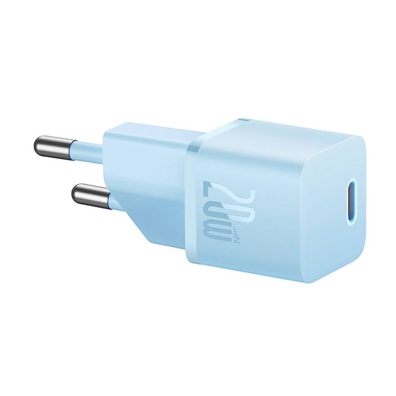 Mini wall charger Baseus GaN5 20W (blue)