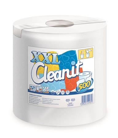 Lucart Cleanit XXL 500 univerzális törlőkendő, tekercses fehér (852348)