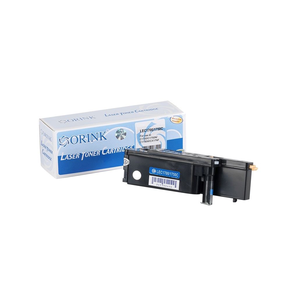 Orink C1700/C1750/CX17 utángyártott Epson toner cián (EPOC1700C)