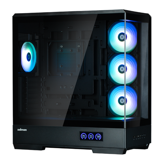  Zalman Midi P50  Számítógépház Fekete