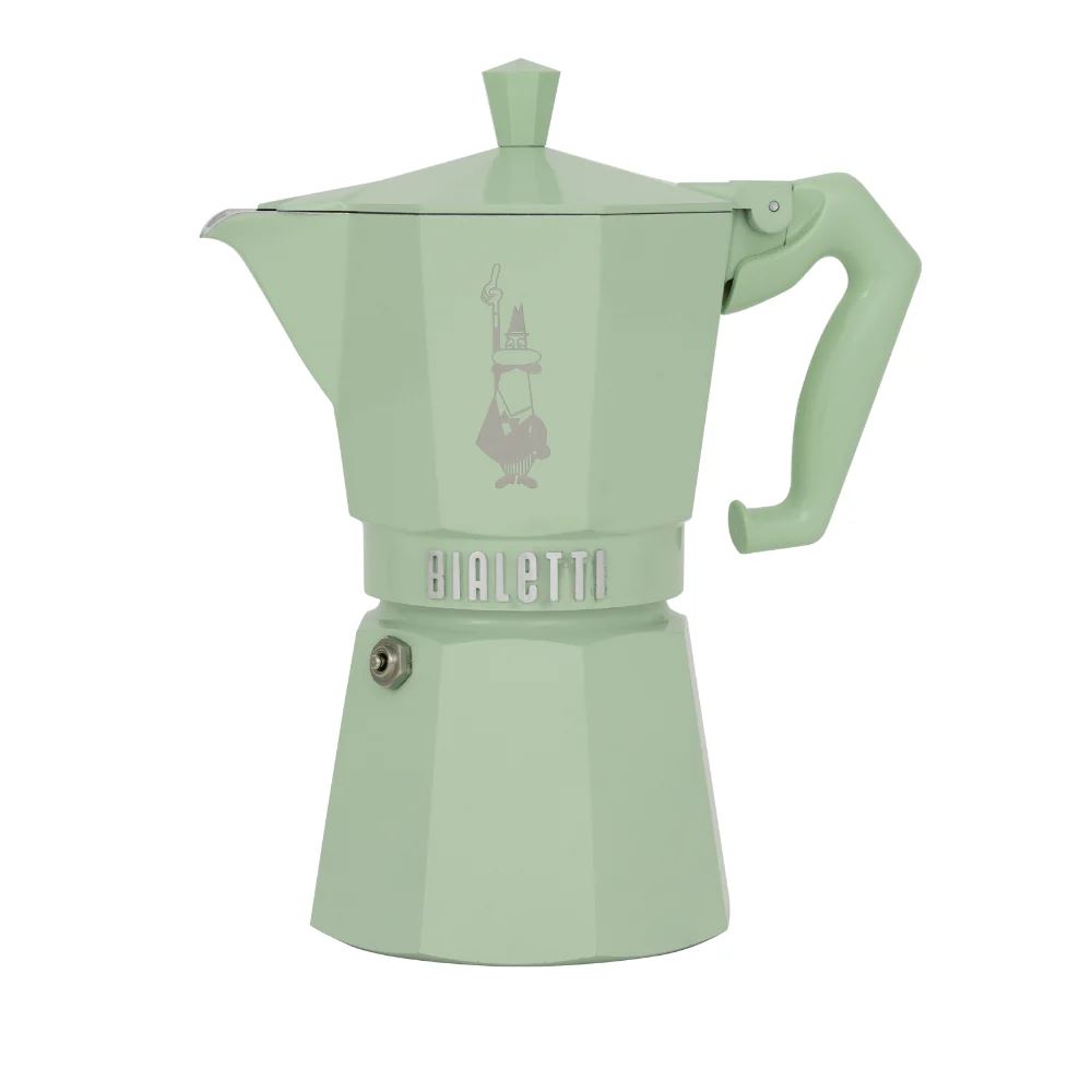 Bialetti Moka Exclusive 6 személyes kávéfőző zöld  