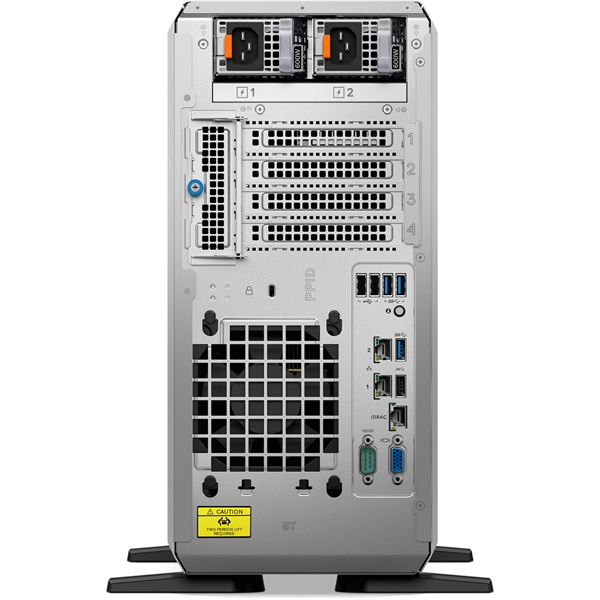 DELL ISG szerver  PE T360 torony (8x3.5"), 4C E-2434 3.4GHz, 1x16GB, 1x480GB RI SSD; H755, iD9 Ba., 2x700W.