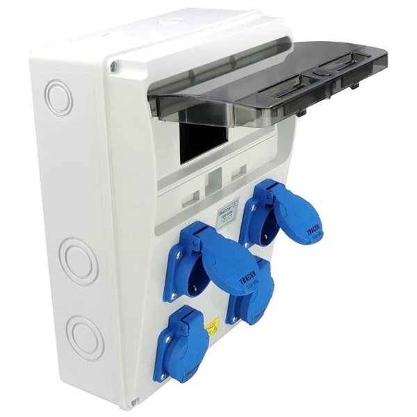 Tracon TDB16-6M vezetékezett, készre szerelt csatlakozó doboz Tracon TDB16-6M vezetékezett, készre szerelt csatlakozó doboz