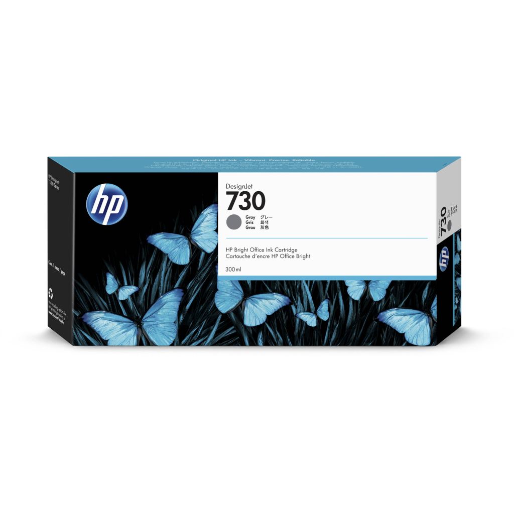 HP 730 DesignJet tintapatron 300ml szürke (P2V72A) HP 730 DesignJet tintapatron 300ml szürke (P2V72A)