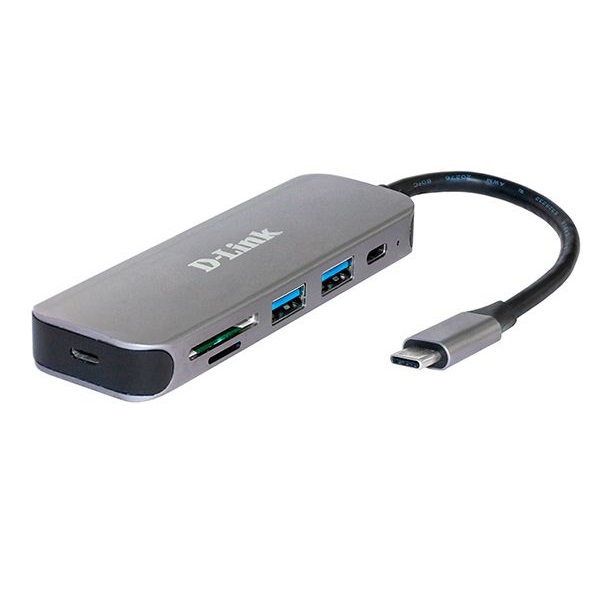 D-LINK USB-C HUB 2xUSB + 2xUSB-C + 1xSD + 1xMicroSD, DUB-2325/E D-LINK USB-C HUB 2xUSB + 2xUSB-C + 1xSD + 1xMicroSD, DUB-2325/E