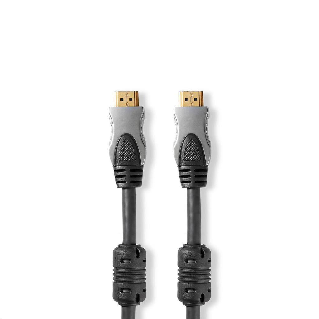 Nedis nagy sebességű HDMI összekötő kábel Ethernet átvitellel, 10 m, amtracit (CVGC34000AT100)