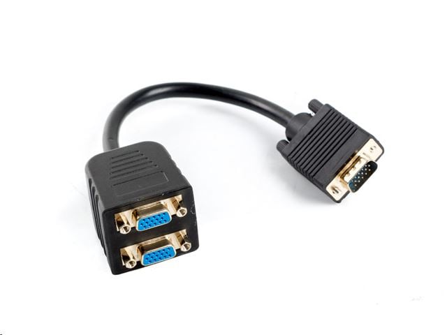 Lanberg VGA --> 2xVGA elosztó kábel (AD-0020-BK) Lanberg VGA --> 2xVGA elosztó kábel (AD-0020-BK)