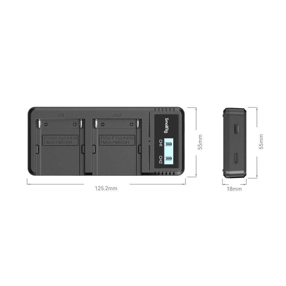 SMALLRIG NP-F970 Camera Battery Charger SMALLRIG NP-F970 Camera Battery Charger