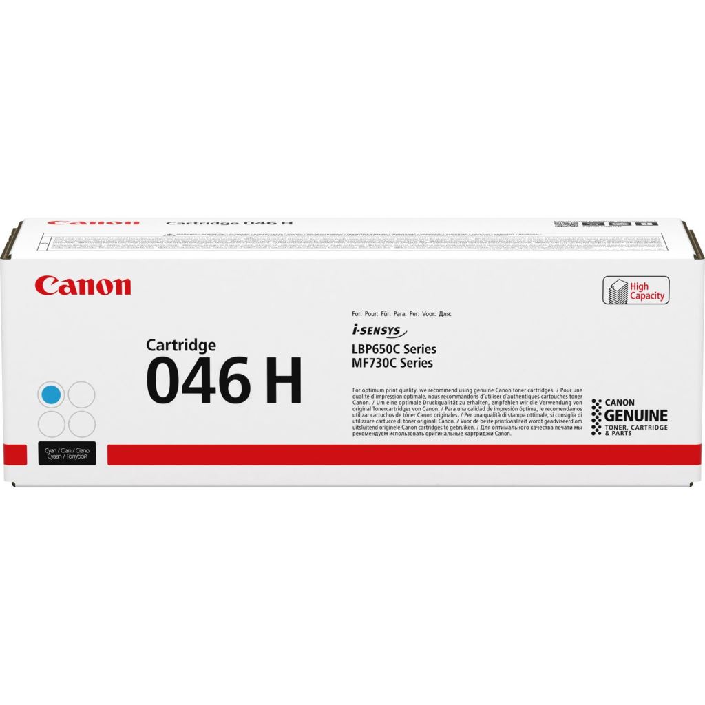 Canon 046H nagy kapacitású toner cián (1253C002) Canon 046H nagy kapacitású toner cián (1253C002)
