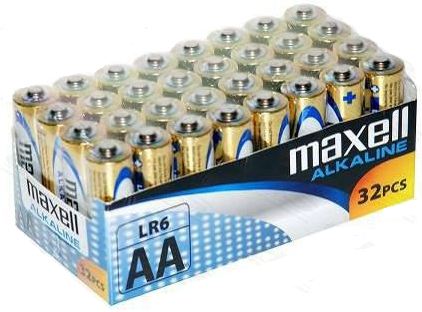 Maxell 1.5V Alkáli AA ceruza elem (32db / csomag) (LR6) Maxell 1.5V Alkáli AA ceruza elem (32db / csomag) (LR6)