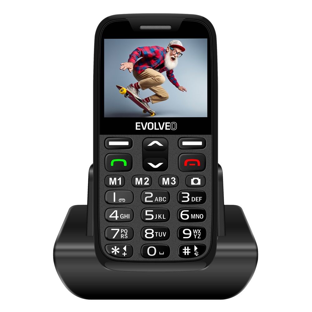 EVOLVEO EasyPhone XR EP601 Fekete