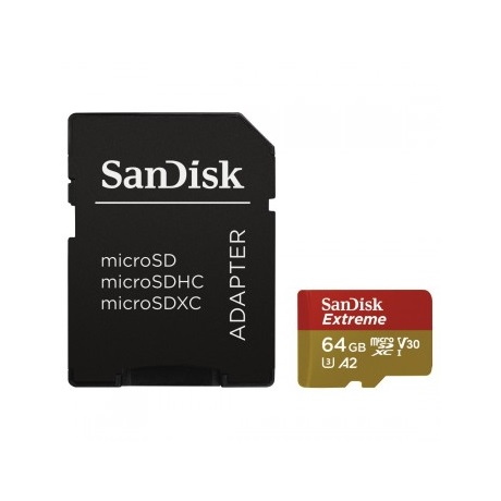 Sandisk 121585 64GB, 170/80 MB/s microSD Memóriakártya