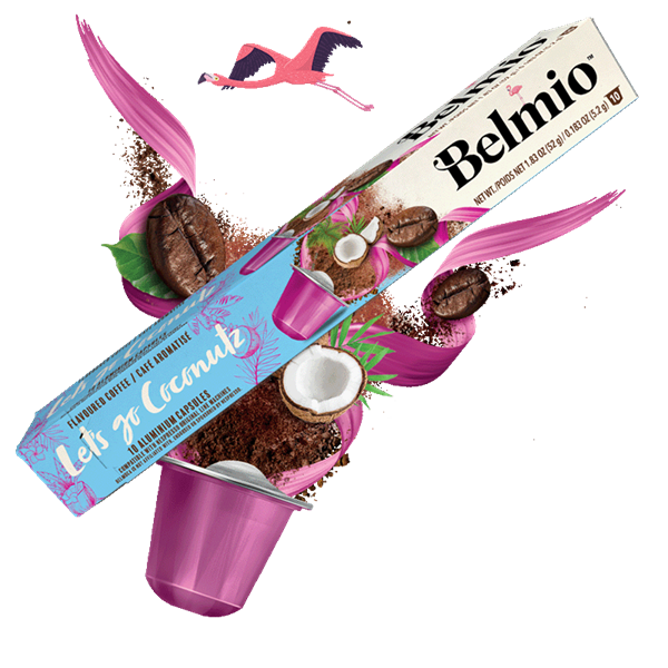 Belmio Let s go Coconutz Nespresso kompatibilis kávékapszula 10db (BLIO31581) Belmio Let s go Coconutz Nespresso kompatibilis kávékapszula 10db (BLIO31581)