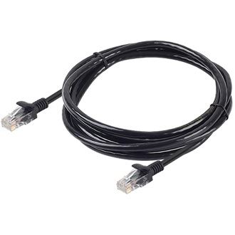 OEM RJ45 CAT6 UTP M/M adatkábel 1m LSOH fekete (XUTPSZC6KAB1F)