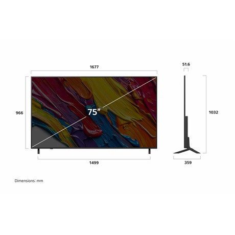 Lg 75QNED84A3C UHD QNED SMART Televízió