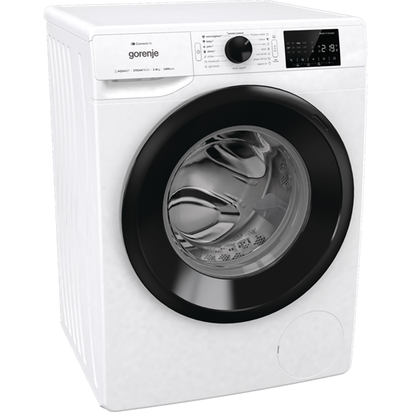Gorenje W2PNEI94A1SWIFI Elöltöltős mosógép – 9 kg, 1400 ford./perc, A Energiaosztály, Gőz technológia, WiFi