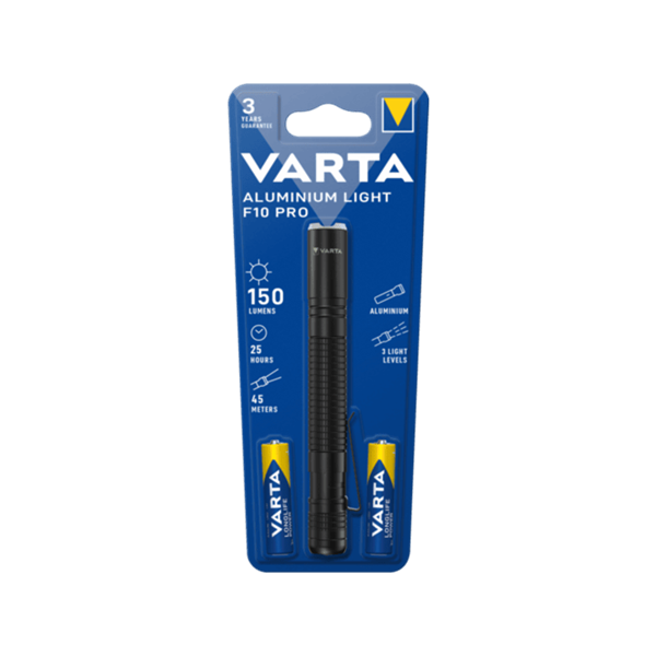 Varta ALUMINIUM LIGHT F10 PRO elemlámpa Varta ALUMINIUM LIGHT F10 PRO elemlámpa