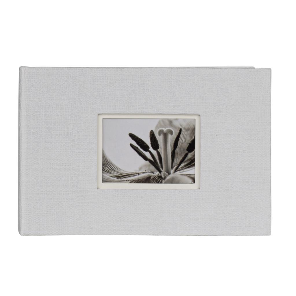 Dörr keményfedeles zsebalbum, ablakos, becsúsztatós, 40db 10x15cm, fehér
