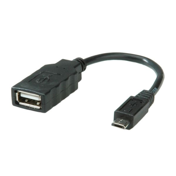 Roline USB2.0 OTG kábel 15 cm (11.02.8311-25) Roline USB2.0 OTG kábel 15 cm (11.02.8311-25)