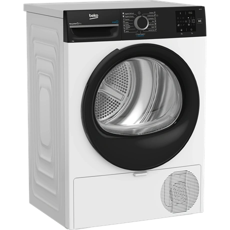 Beko BM3T3924WBB Hőszivattyús szárítógép Fehér/Fekete - 9 kg, C energiaosztály