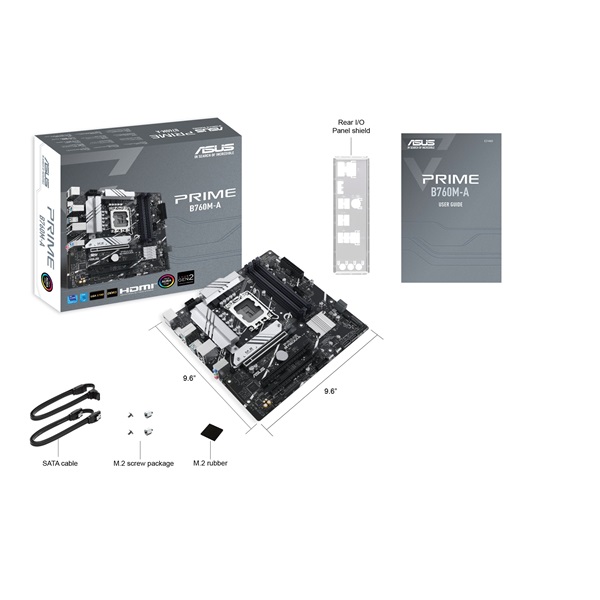 Asus Intel PRIME B760M-A-CSM s1700  Alaplap
