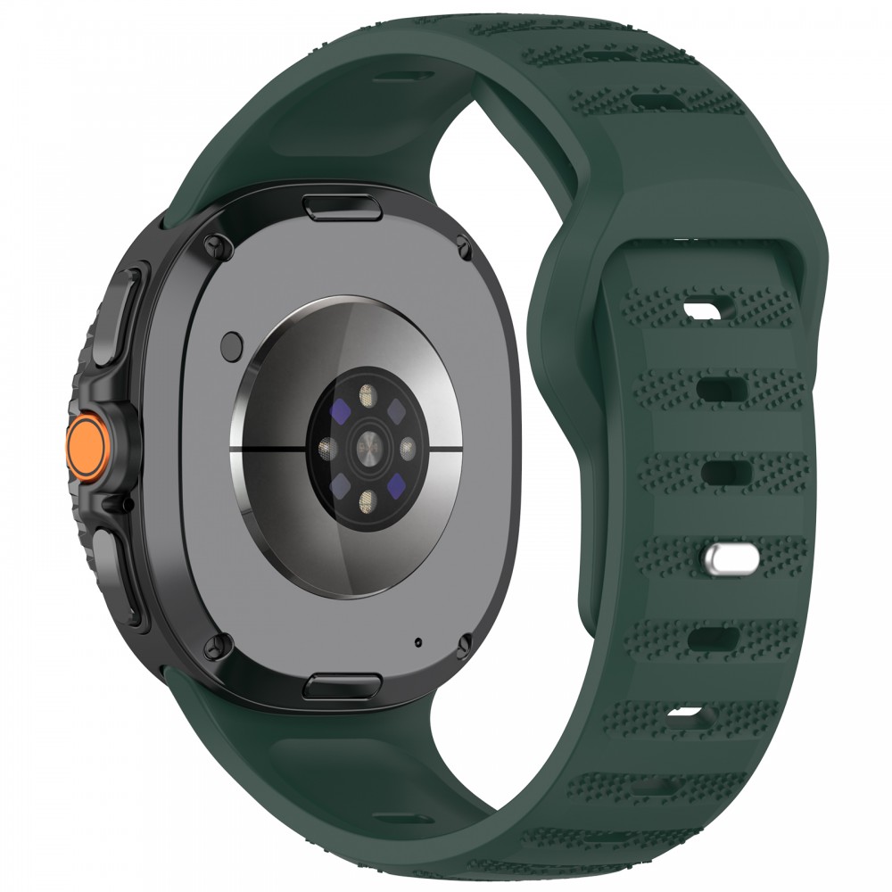 Samsung Galaxy Watch 8/Classic bordázott óraszíj,22mm,S.zöld