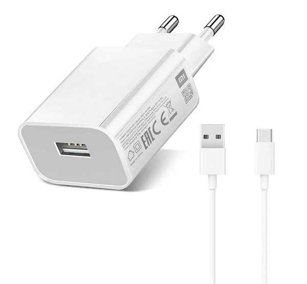 Xiaomi USB hálózati töltő 10W + USB-C kábel fehér (MDY-09-EW)