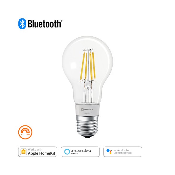 Ledvance Smart+ BT FIL okos fényforrás, állíthatő fényerővel, 6W 2700K E27 okos, vezérelhető intelligens fényforrás Ledvance Smart+ BT FIL okos fényforrás, állíthatő fényerővel, 6W 2700K E27 okos, vezérelhető intelligens fényforrás