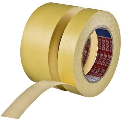 Tesa maszkolószalag, kaucsuk fedő, festőszalag 10 m x 15 mm sárga színű tesa tesakrepp® 4434 Tesa maszkolószalag, kaucsuk fedő, festőszalag 10 m x 15 mm sárga színű tesa tesakrepp® 4434