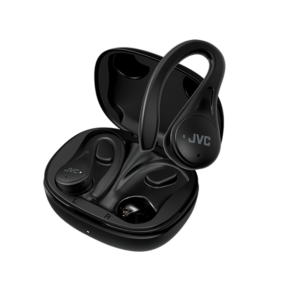 JVC HA-EC25T-B SPORT True Wireless Bluetooth fekete fülhallgató JVC HA-EC25T-B SPORT True Wireless Bluetooth fekete fülhallgató