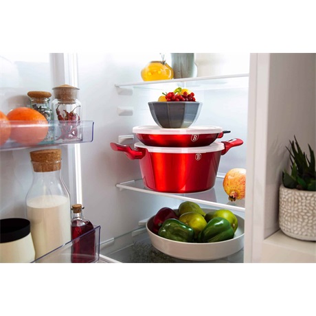 Berlinger Haus BH/7180 Metallic Line Burgundy Edition levehető nyéllel, 22 részes edénykészlet Berlinger Haus BH/7180 Metallic Line Burgundy Edition levehető nyéllel, 22 részes edénykészlet