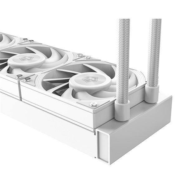 ID-Cooling CPU Water Cooler DX360 MAX WHITE  32.5dB  max. 144,41 m3/h  3x12cm  fehér 