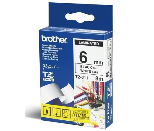 Brother P-touch TZe-211 laminált szalag (TZE211) Brother P-touch TZe-211 laminált szalag (TZE211)