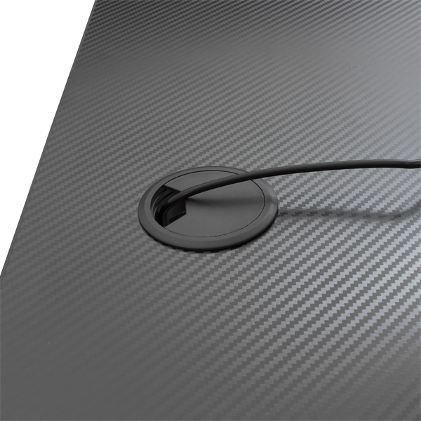 White Shark Fire Shadow Gaming Desk Black/Red