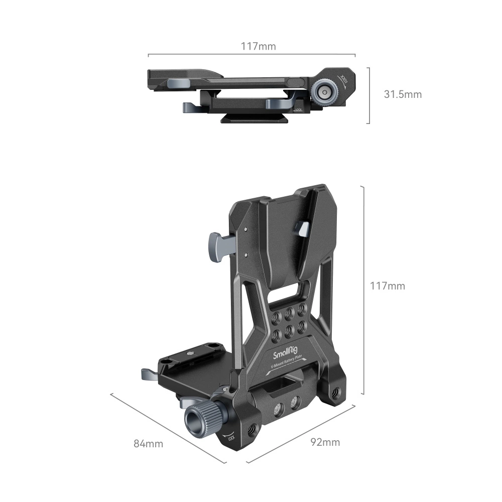 SMALLRIG Compact V-Mount Battery Mounting System SMALLRIG Compact V-Mount Battery Mounting System