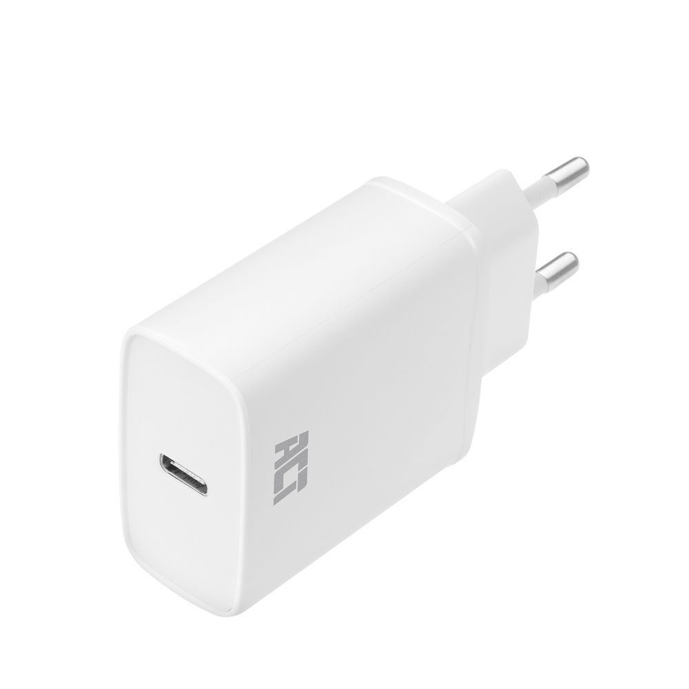 ACT AC2100 Compact USB-C Charger 20W for fast charging Fehér