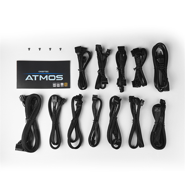 CHIEFTEC Moduláris ATMOS Series 750W ATX3.0 PCIe Gen5 12cm ATX BOX Tápegység 