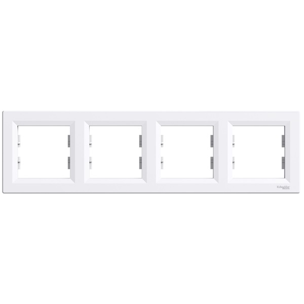 Schneider EPH5800421 ASFORA Vízszintes, fehér 4-es keret Schneider EPH5800421 ASFORA Vízszintes, fehér 4-es keret