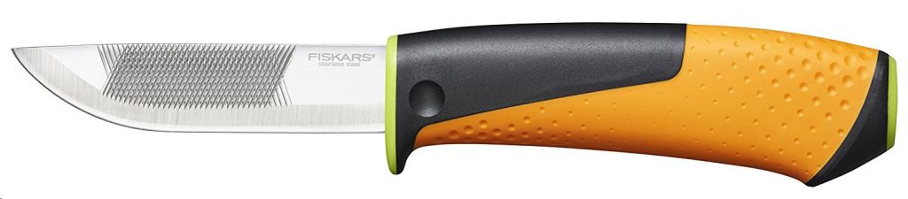 Fiskars 156018 kés, tokba épített élezővel (1023619)