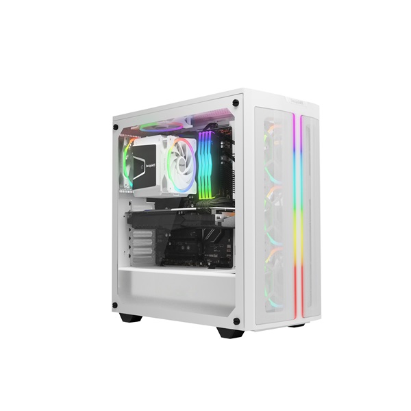 Be Quiet! Cooler 12cm  LIGHT WINGS WHITE 120mm PWM Triple Pack RGB 1700rpm 20,6dB Fehér 